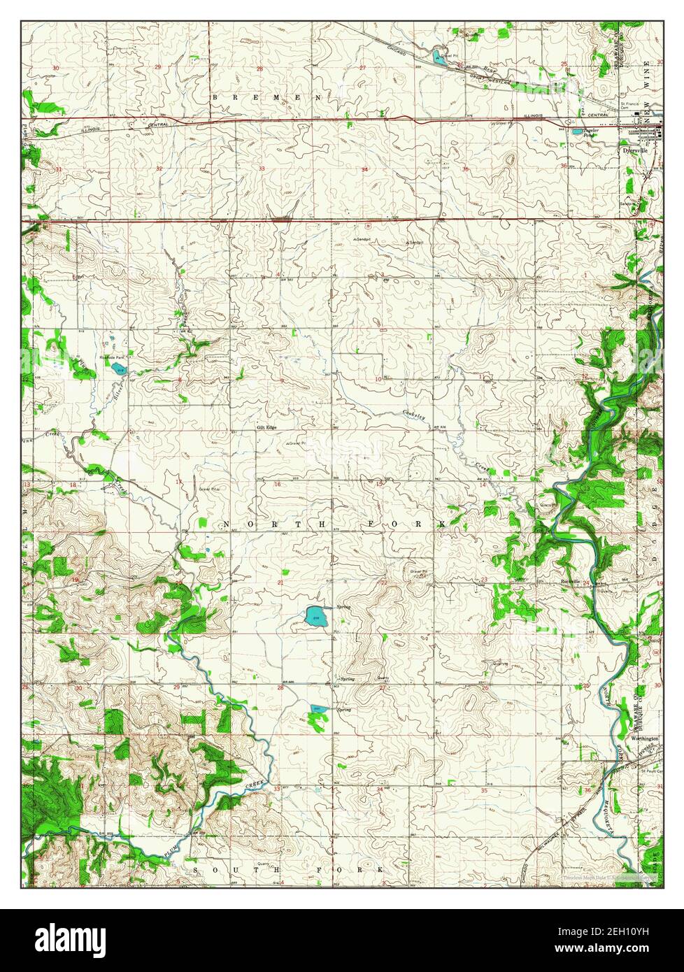 Dyersville map Cut Out Stock Images & Pictures Alamy