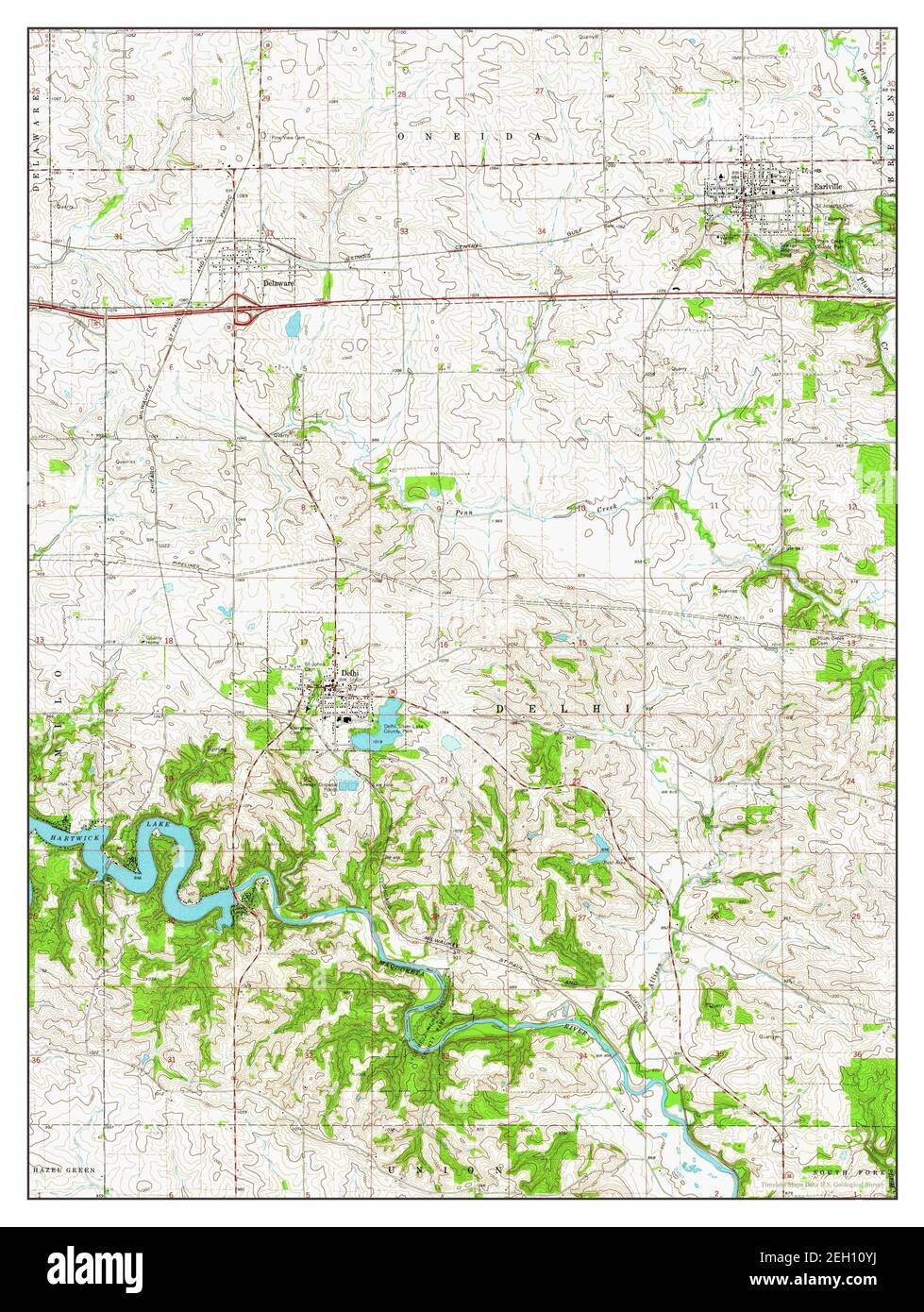 Map of earlville Cut Out Stock Images & Pictures Alamy