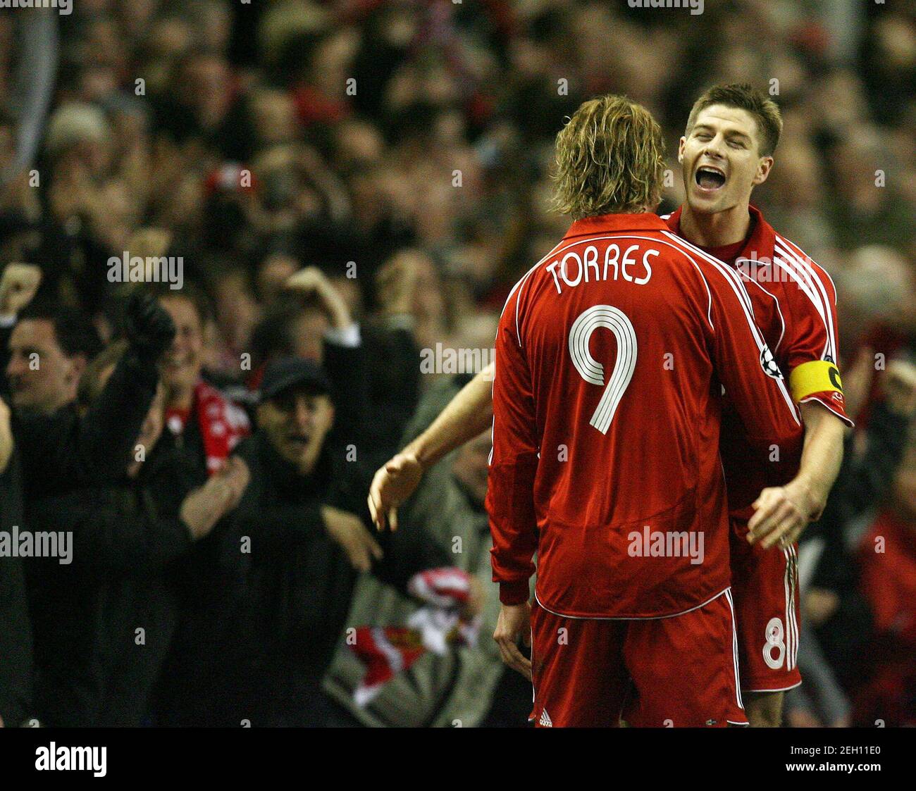 Football Liverpool V Arsenal Uefa Champions League Quarter Final Second Leg Anfield Liverpool England 8 4