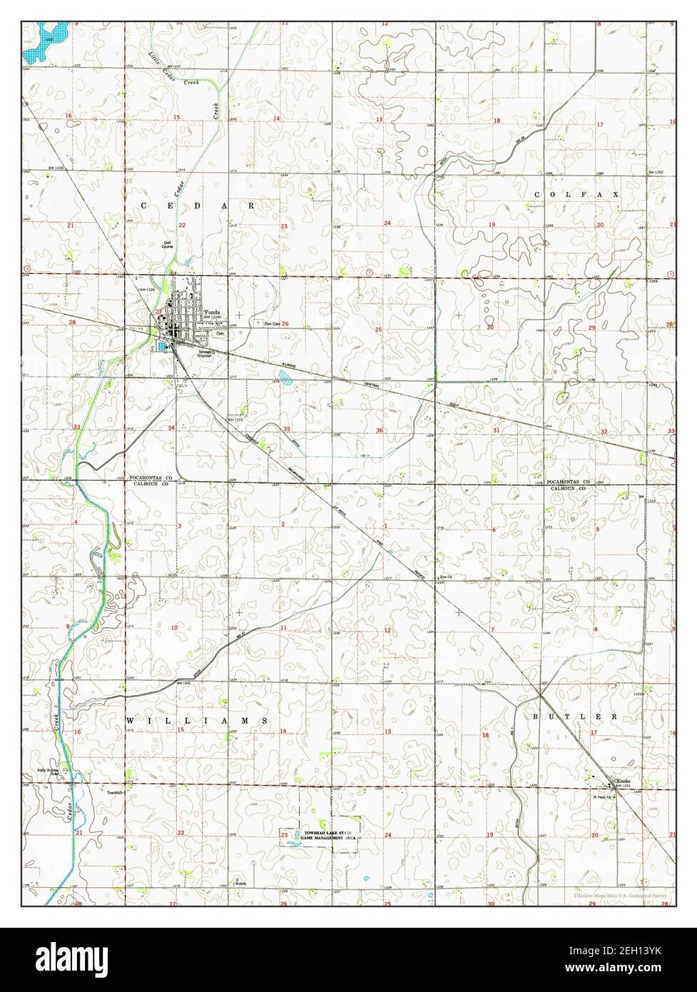 Fonda map Cut Out Stock Images & Pictures Alamy