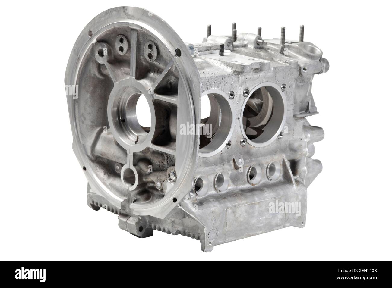 Car air cooled engine Stock Photo Alamy