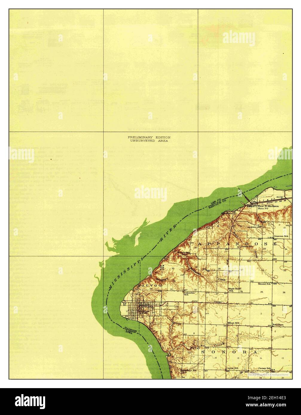 Fort madison map Cut Out Stock Images & Pictures Alamy