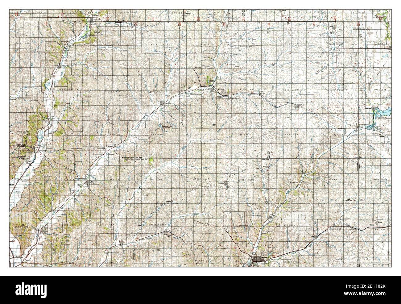 Ida Grove, Iowa, map 1985, 1100000, United States of America by Timeless Maps, data U.S