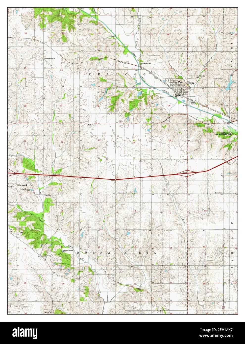 Map of kellogg hires stock photography and images Alamy