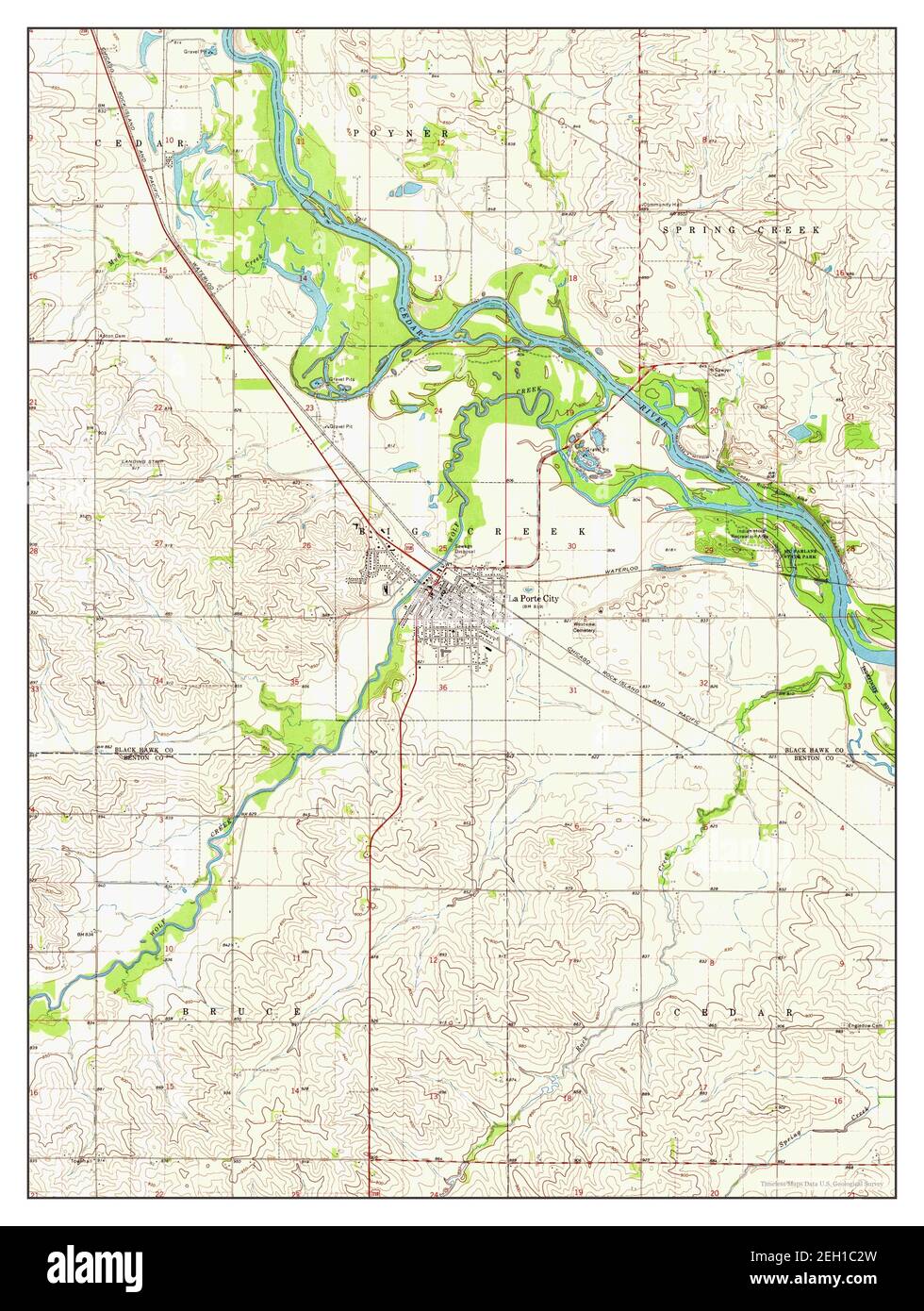 La porte city map hires stock photography and images Alamy