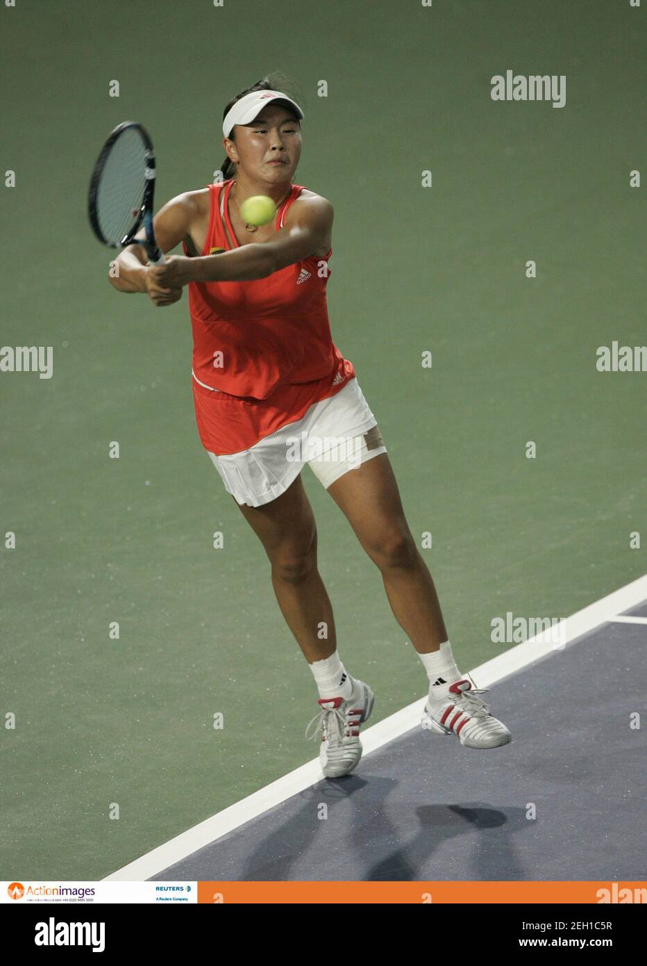 Tennis - Sony Ericsson WTA Tour - China Open - Beijing, China - 22/9/07  Shuai Peng of China in action during the semi final Mandatory Credit:  Action Images / Brandon Malone Livepic Stock Photo - Alamy