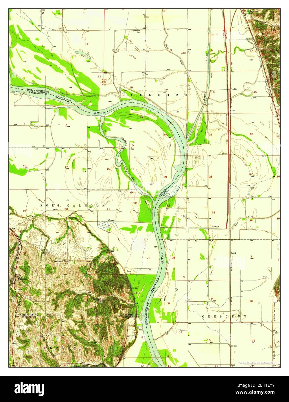Map of loveland hi-res stock photography and images - Alamy