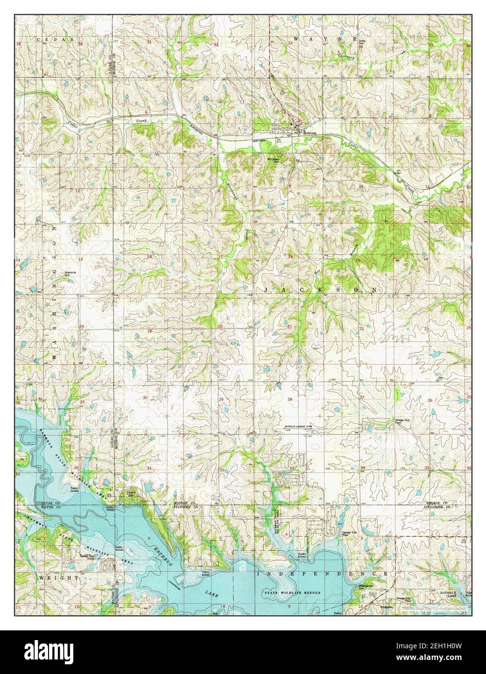 Map of melrose Cut Out Stock Images & Pictures Alamy