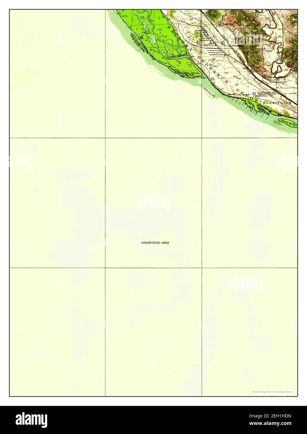 Miles, Iowa, map 1935, 1:62500, United States of America by Timeless ...