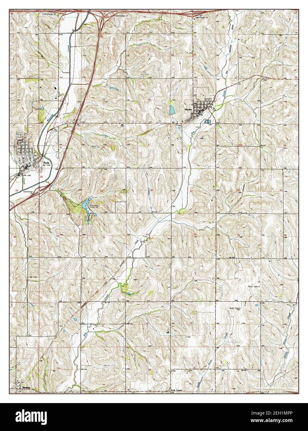 Neola, Iowa, map 1994, 124000, United States of America by Timeless Maps, data U.S. Geological