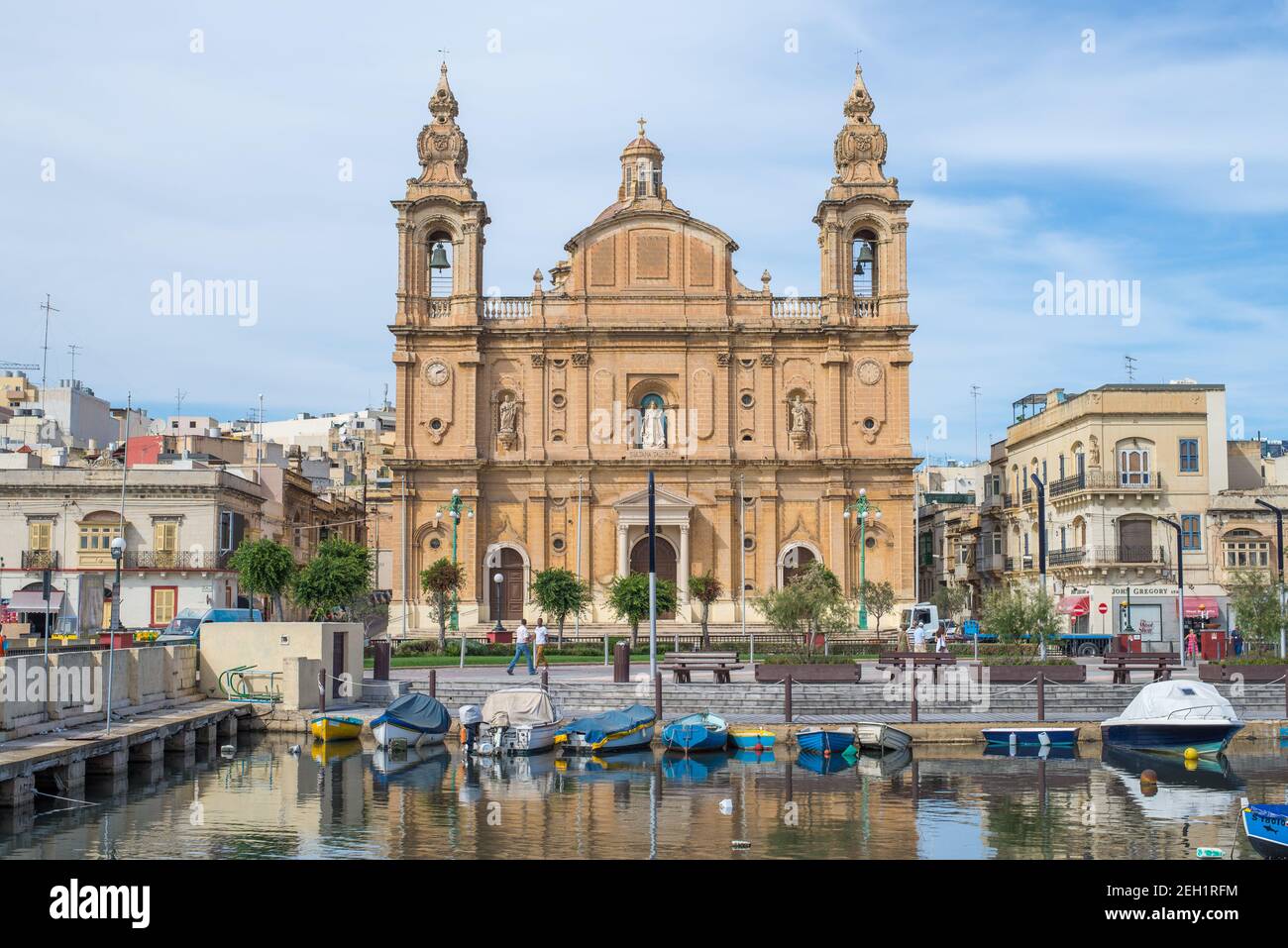 The Parish church of Saint Joseph in Msida, Malta Stock Photo