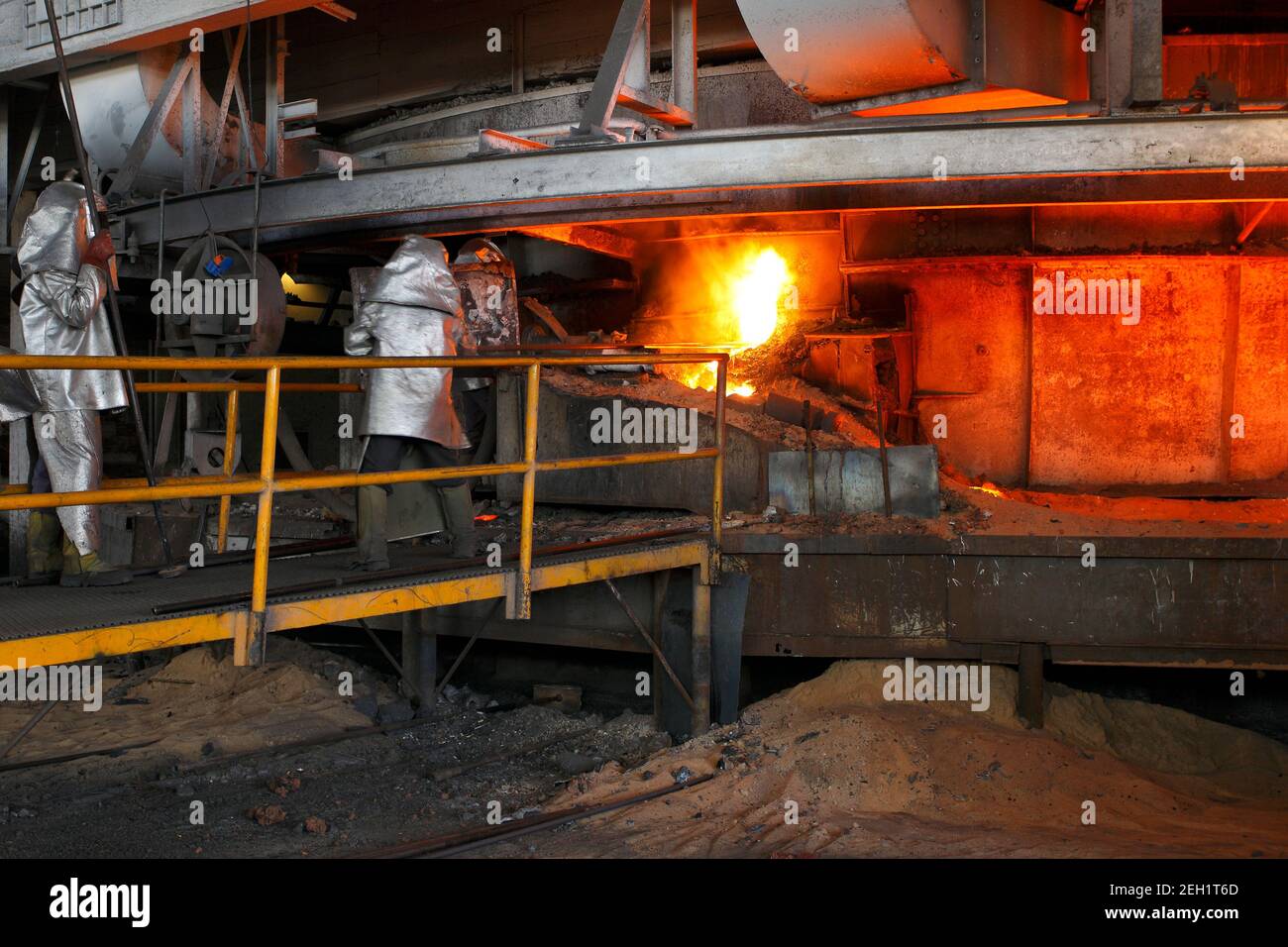 Iron and steel industry Stock Photo Alamy
