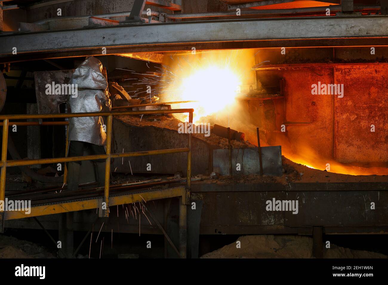 Iron and steel industry Stock Photo