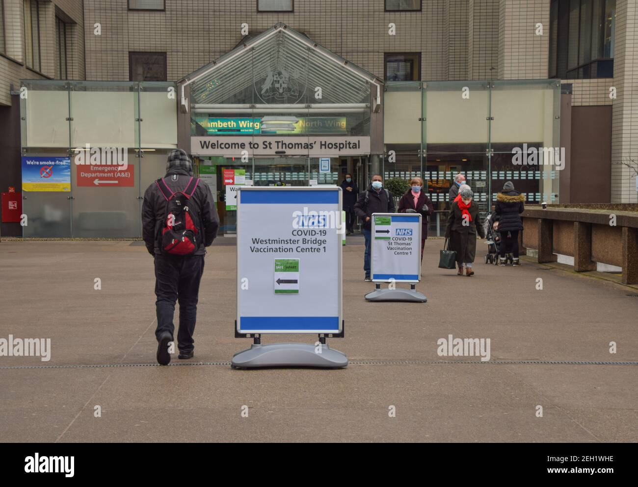 Vaccination centre st thomas hi-res stock photography and images - Alamy