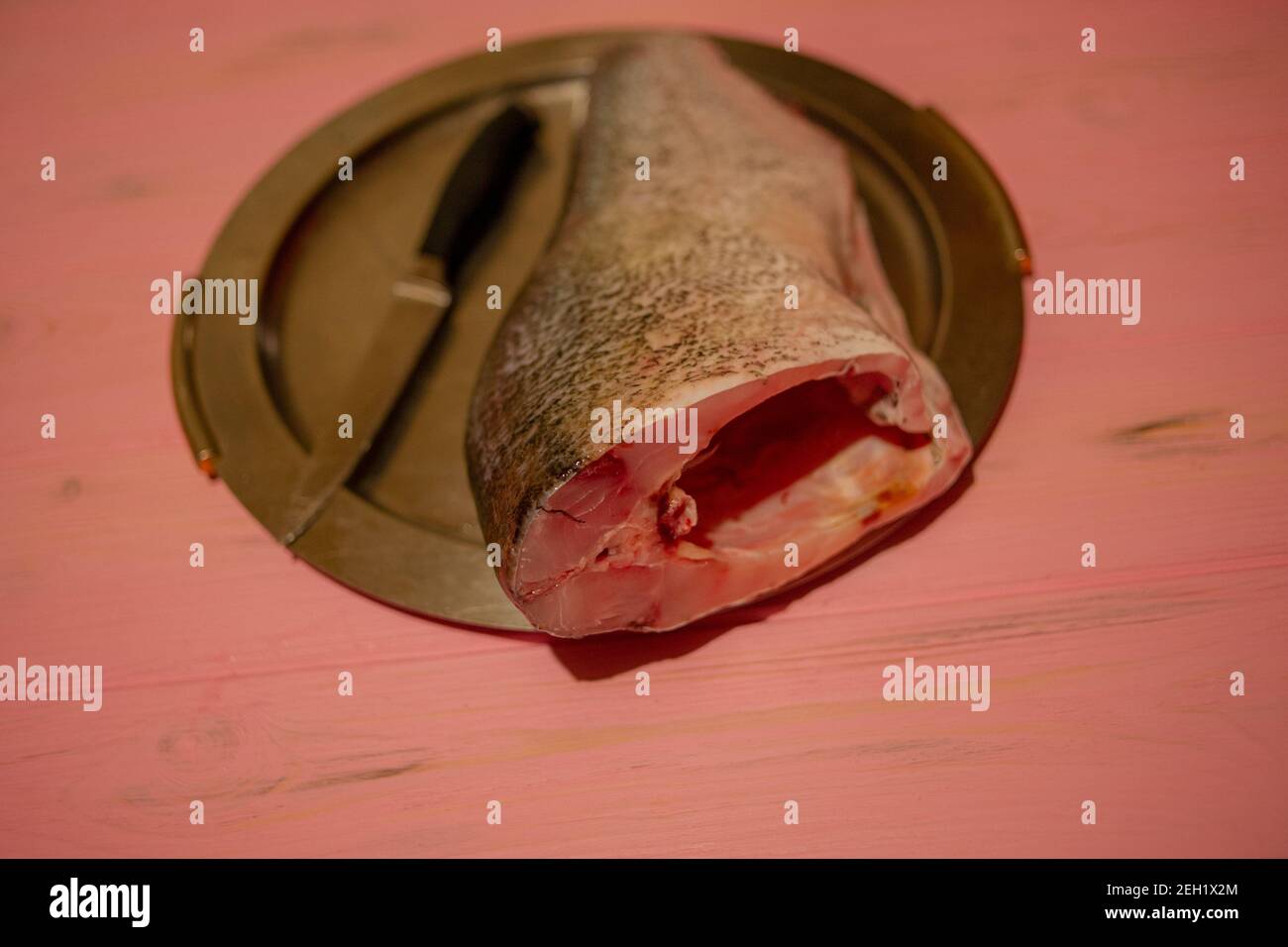 fathead minnow fish fresh. Fresh Fathead Fish. Piece of raw fish Stock Photo