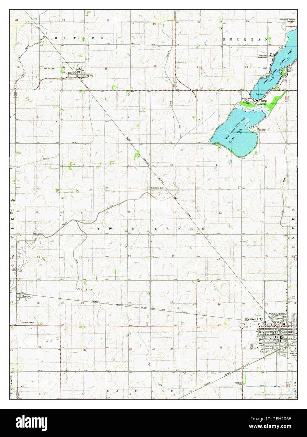 Rockwell City, Iowa, map 1980, 124000, United States of America by Timeless Maps, data U.S