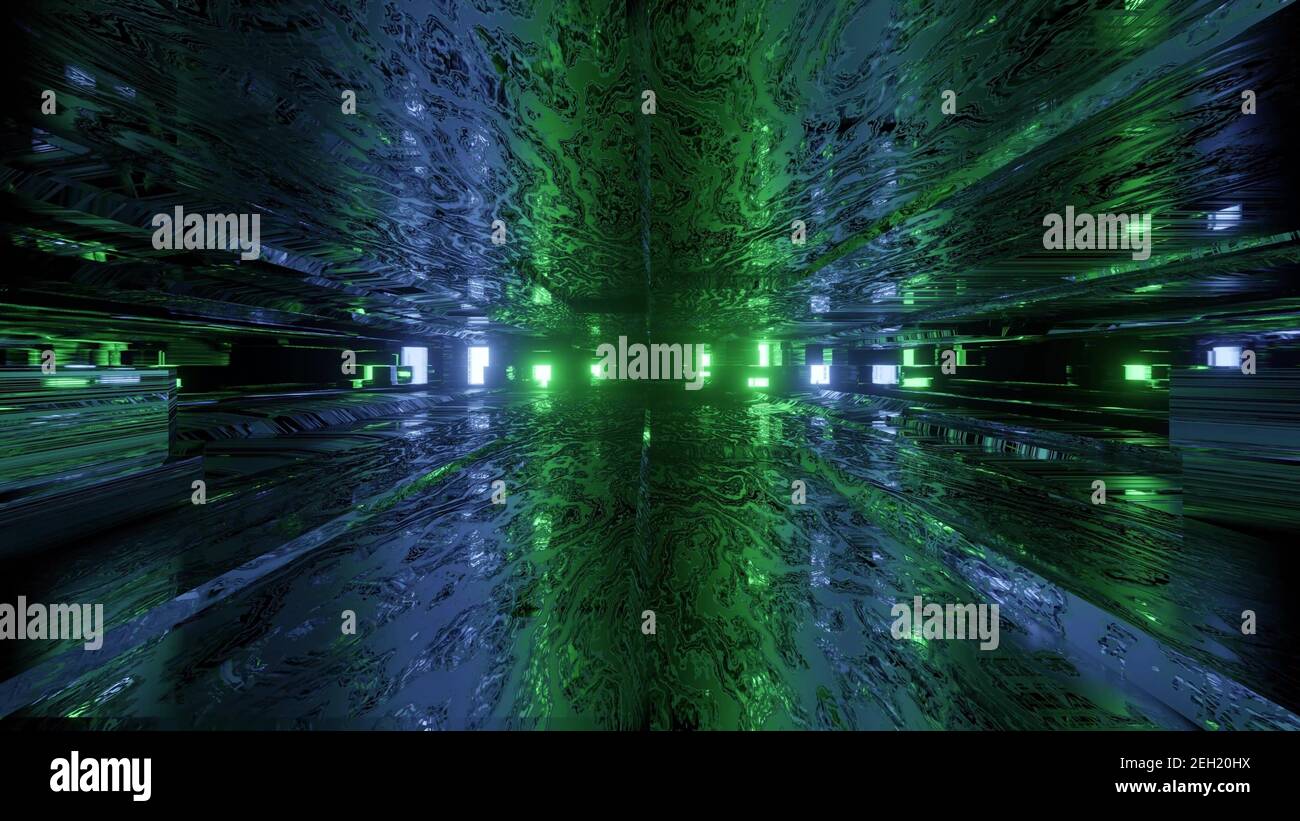 Tunnel 3d hi-res stock photography and images - Alamy