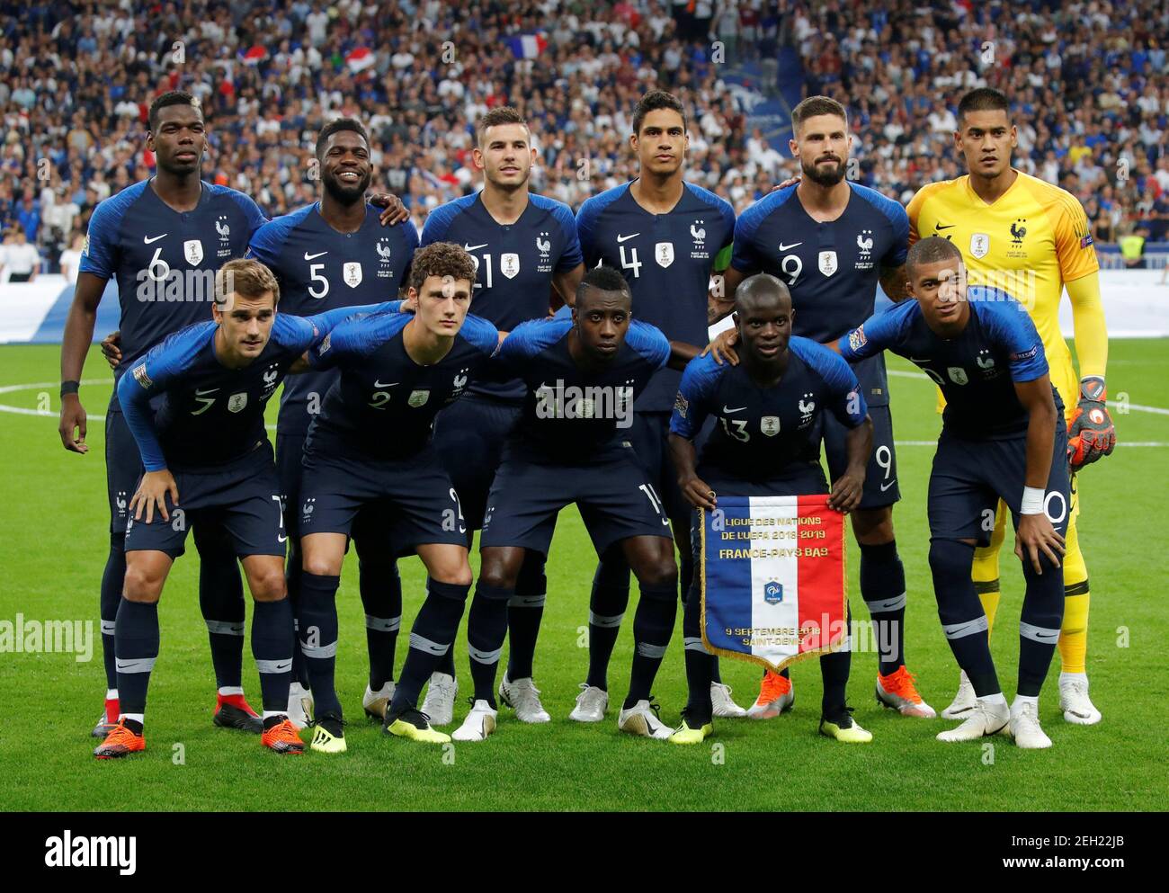 Soccer Football - UEFA Nations League - League A - Group 1 - France v  Netherlands - Stade de France, Saint-Denis, France - September 9, 2018  France players pose for a team