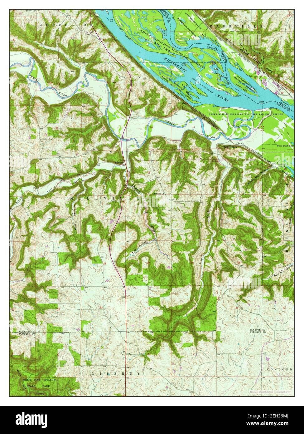 Turkey River Iowa Map Turkey River, Iowa, Map 1957, 1:24000, United States Of America By Timeless  Maps, Data U.s. Geological Survey Stock Photo - Alamy