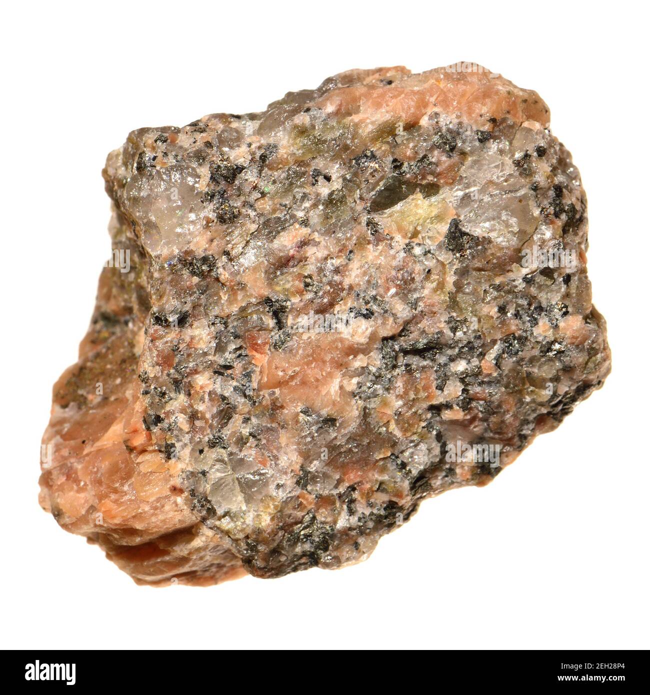 Garnet - silicate mineral used as a gemstone and abrasive Stock Photo