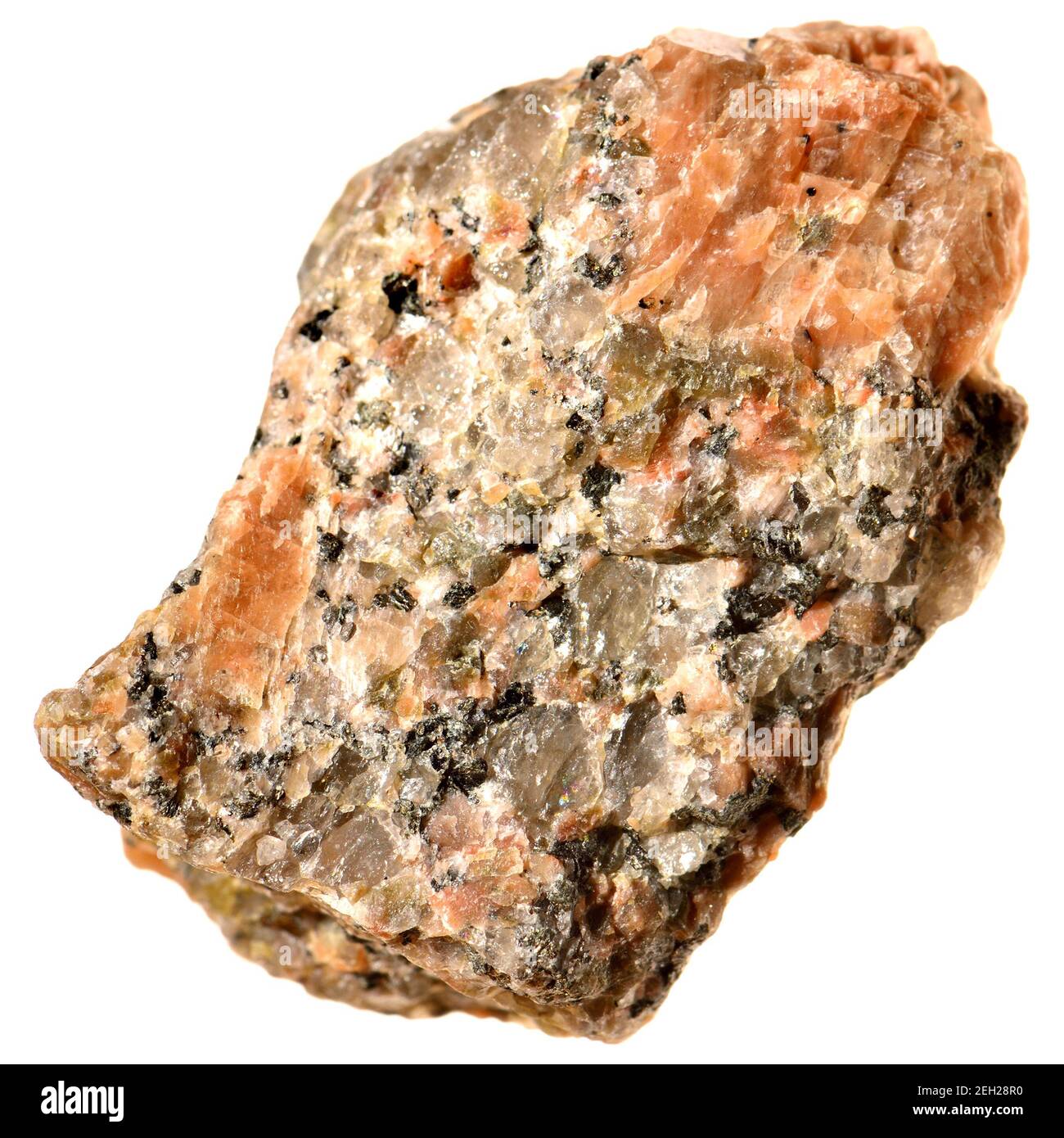 silicate mineral used as a gemstone and abrasive Stock Photo