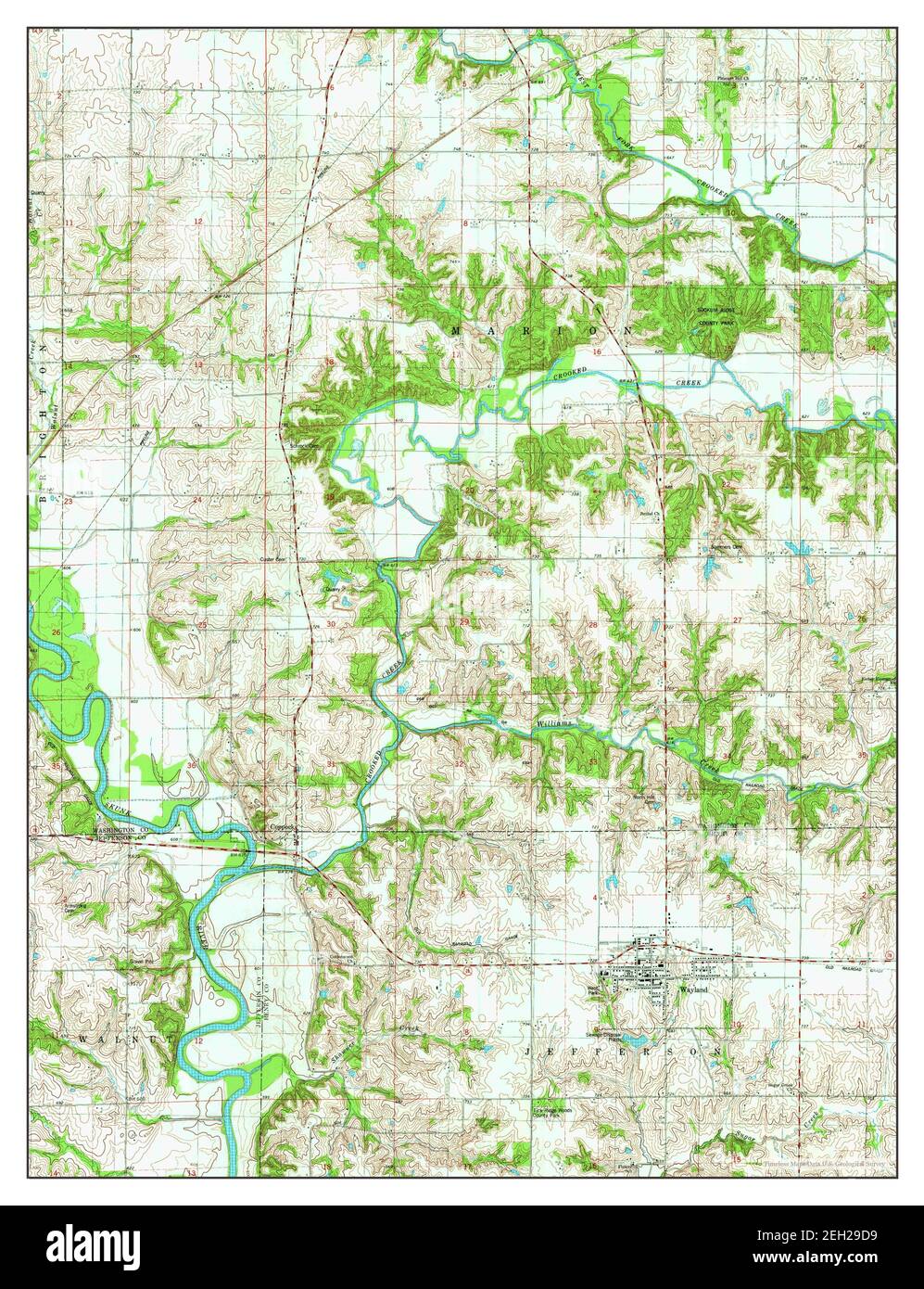 Map of wayland hires stock photography and images Alamy