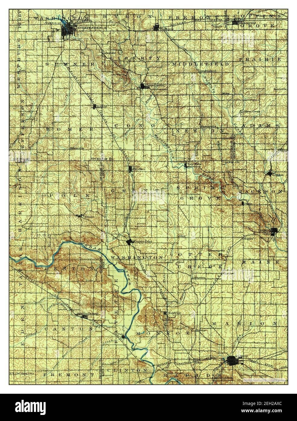 Map of winthrop Cut Out Stock Images & Pictures Alamy