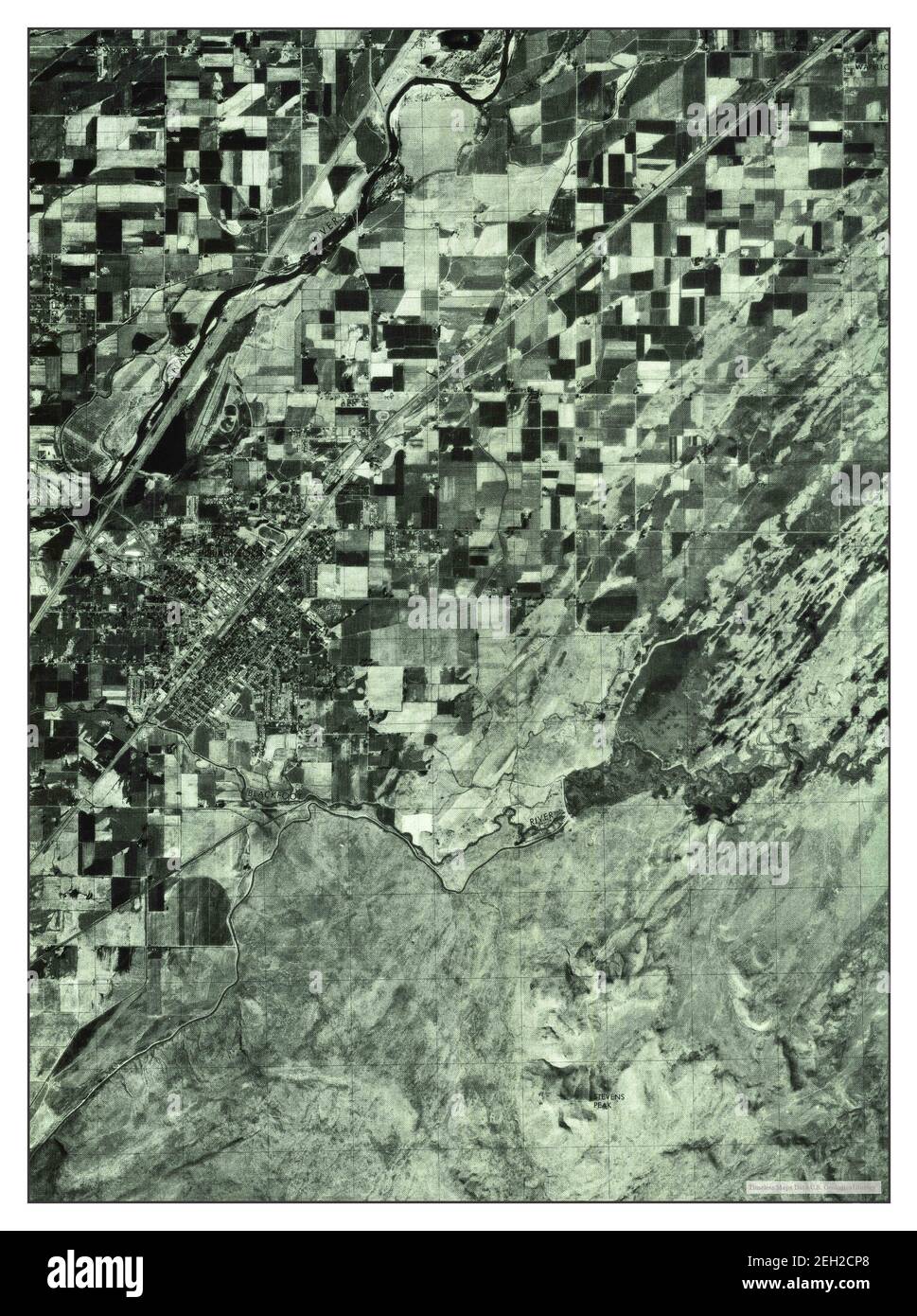 Blackfoot, Idaho, map 1974, 124000, United States of America by Timeless Maps, data U.S