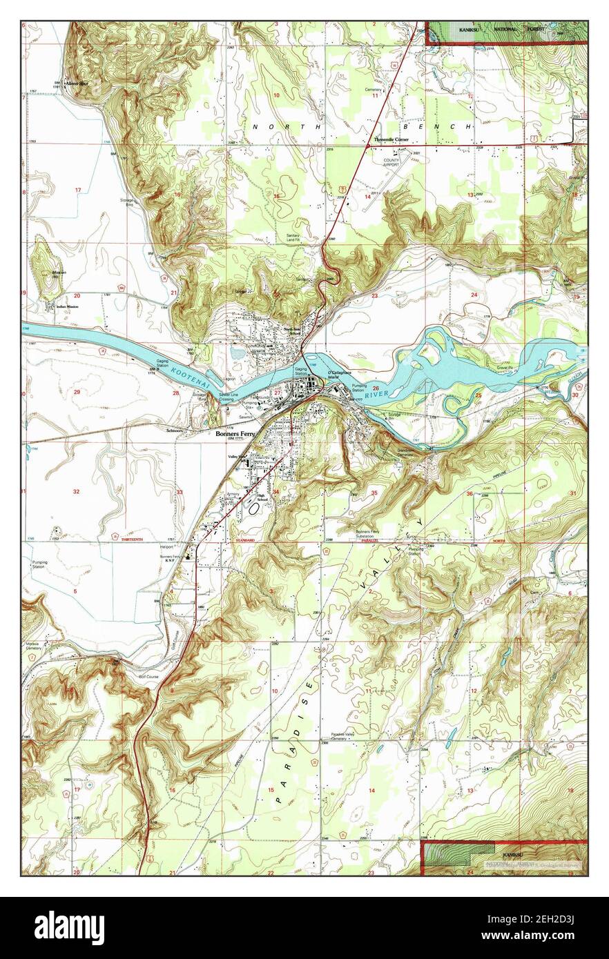Map of bonners Cut Out Stock Images & Pictures Alamy