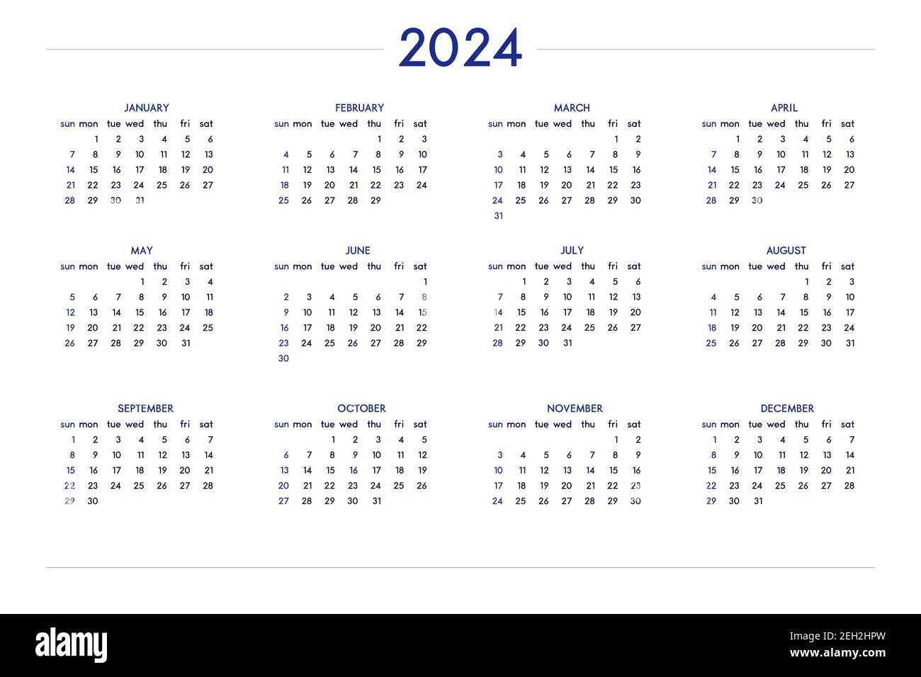 Premium Vector  Calendar in french for 2024 the week starts on monday