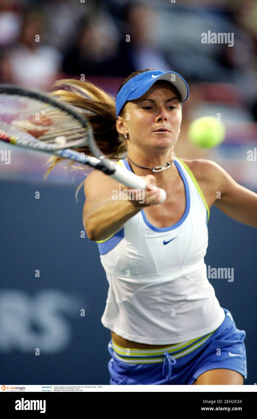 Tennis - Rogers Cup, Sony Ericsson WTA Tour - Montreal, Canada - 16/8/06  Daniela Hantuchova of Slovakia in action  Mandatory Credit: Action Images / Chris Wattie Stock Photo