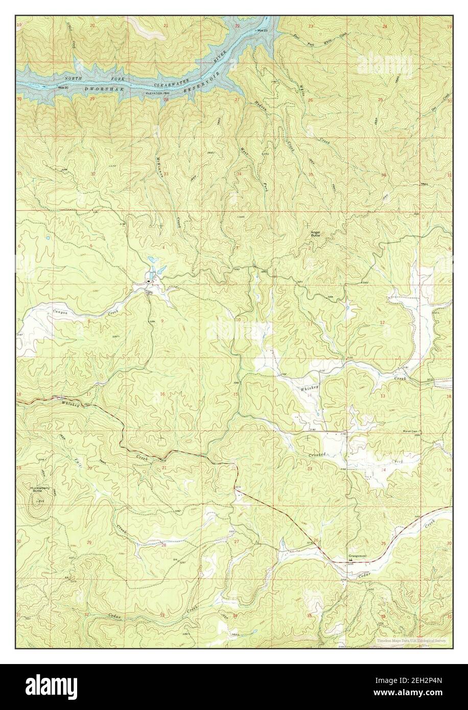 Grangemont, Idaho, map 1969, 1:24000, United States of America by Timeless Maps, data U.S. Geological Survey Stock Photo