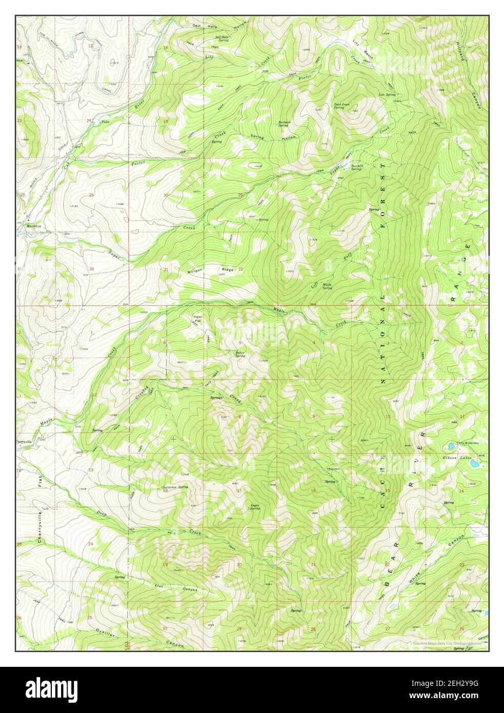 Mapleton, Idaho, map 1969, 1:24000, United States of America by ...