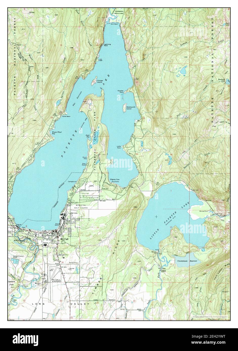Map of mccall hires stock photography and images Alamy