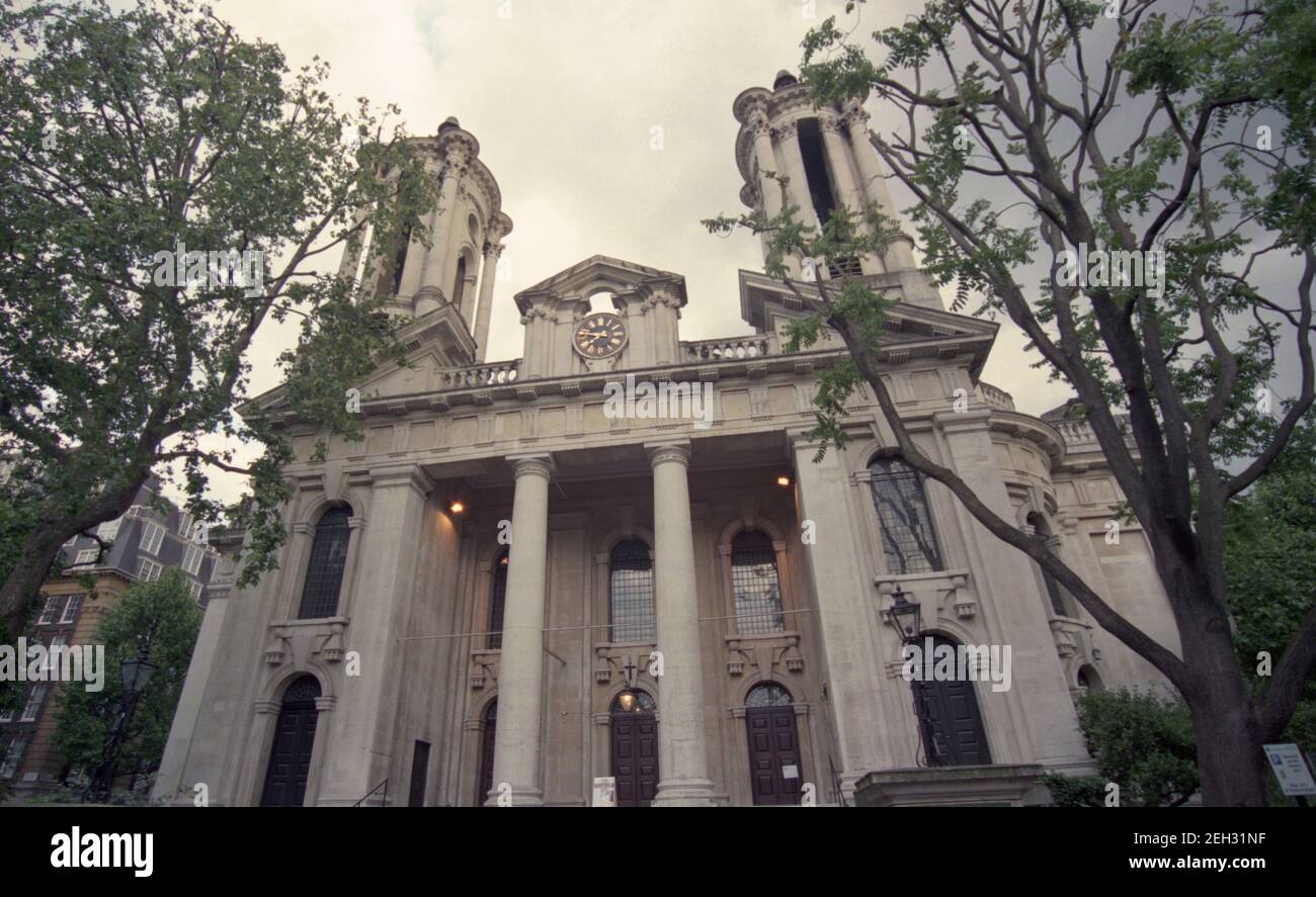 St John's Smith Square - baroque church staging classical music concerts Stock Photo