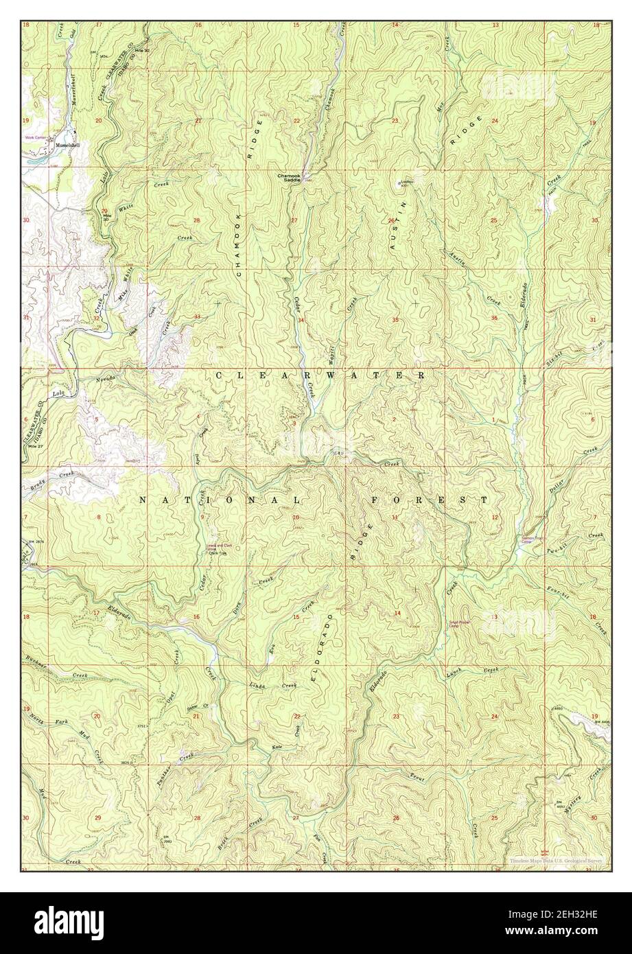 Musselshell, Idaho, map 1966, 1:24000, United States of America by ...