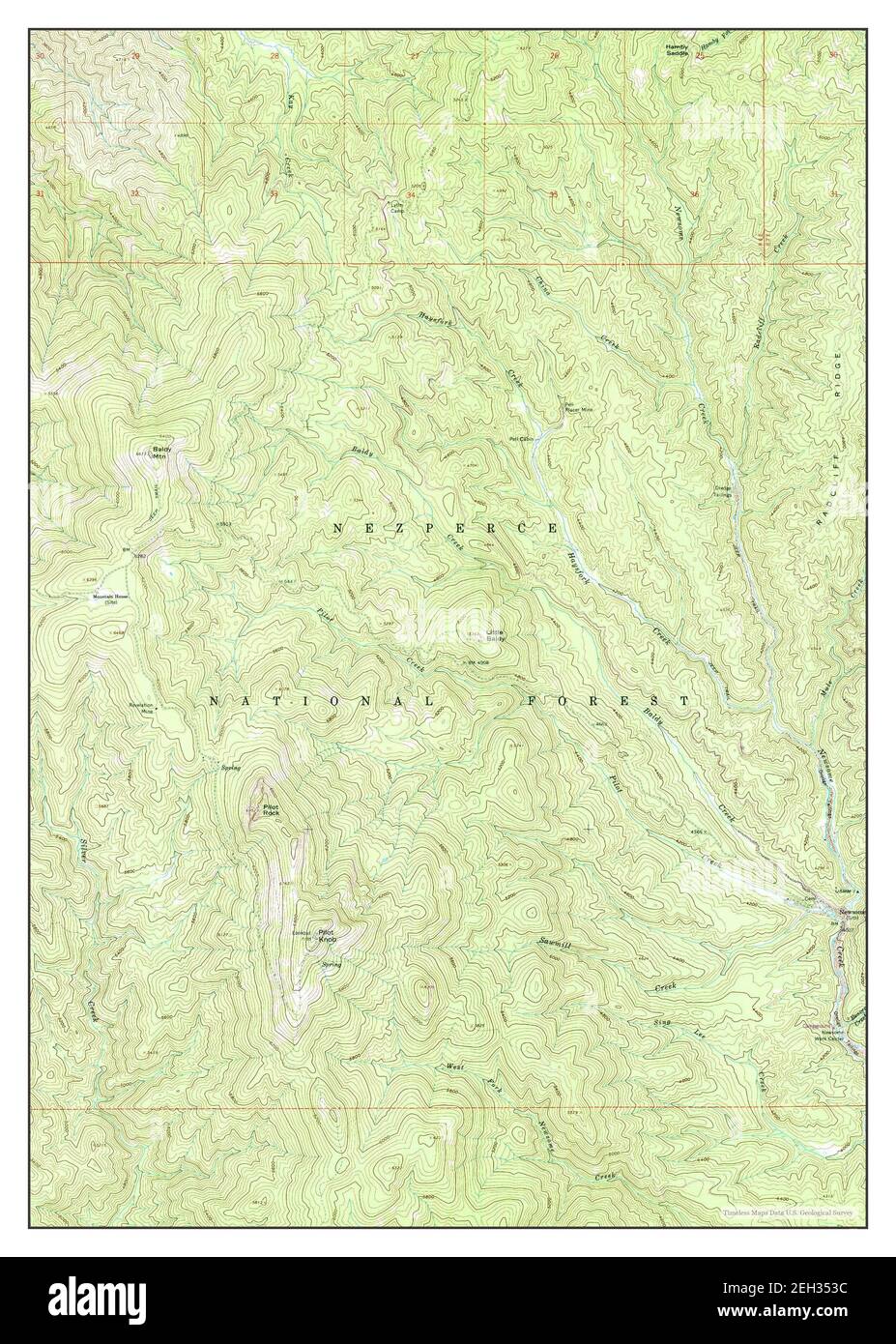Pilot Knob, Idaho, map 1962, 124000, United States of America by