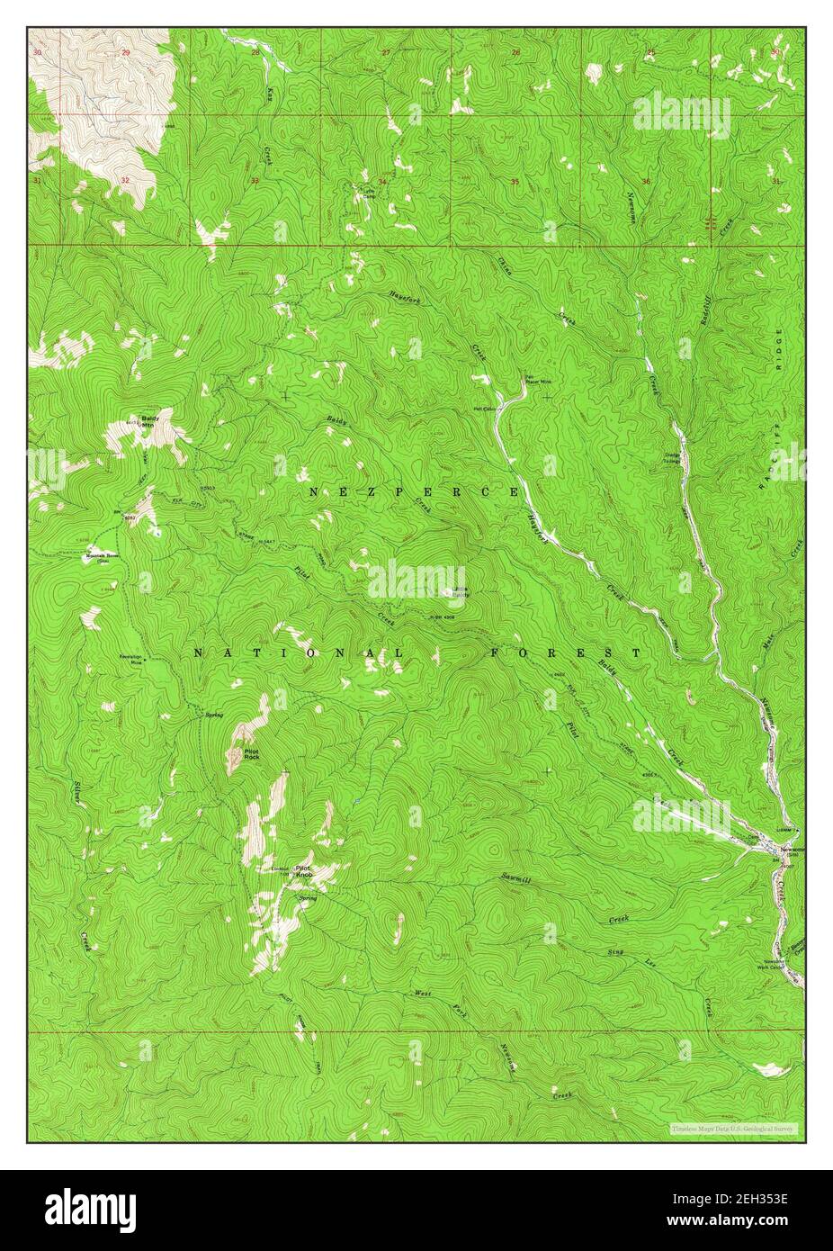 Pilot Knob, Idaho, map 1962, 124000, United States of America by