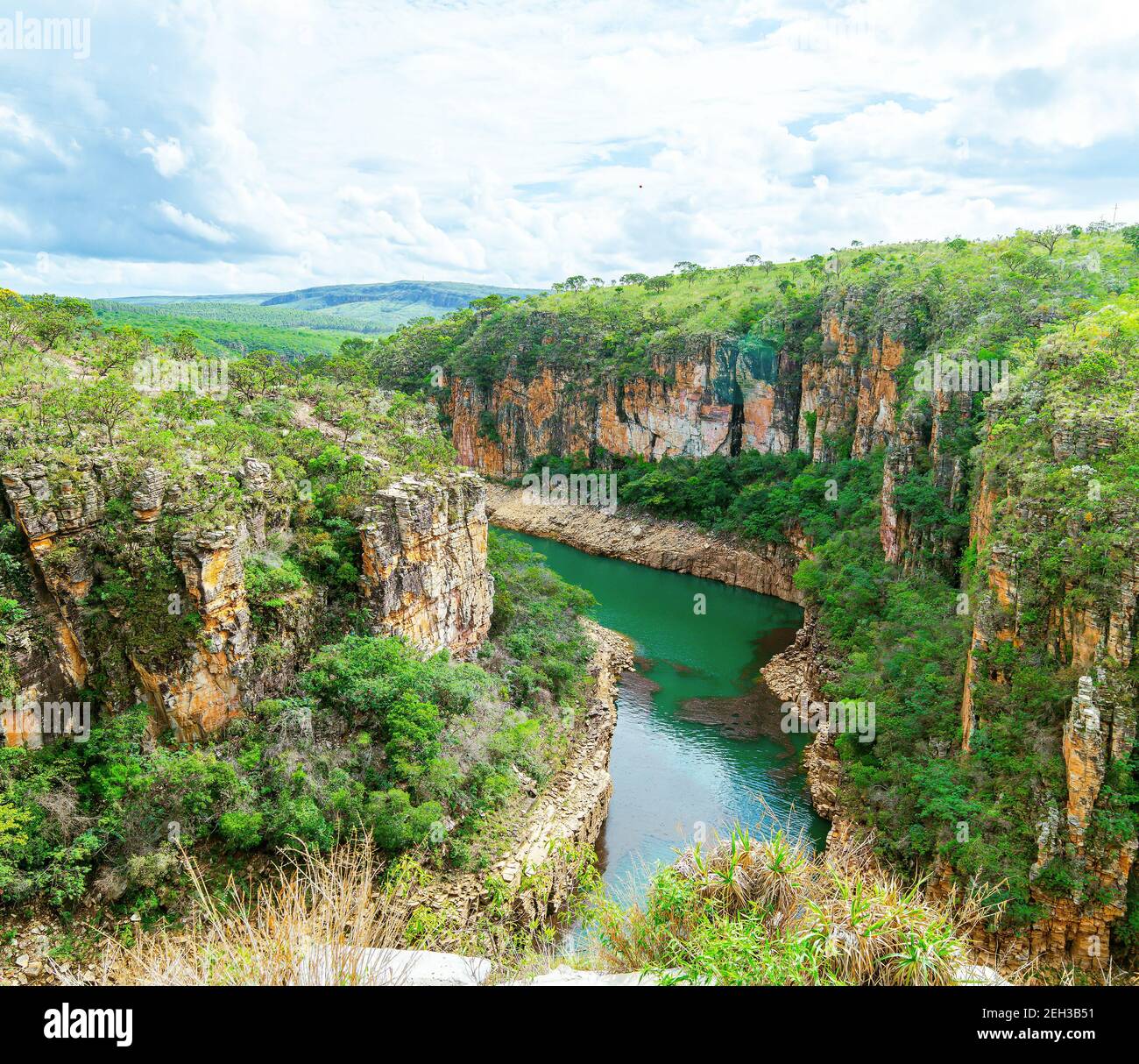 Canyons Of Furnas City S Postcard Of Capitolio Mg Brazil Beautiful Panoramic Landscape Of Eco Tourism Of Minas Gerais State Beautiful Green Water O Stock Photo Alamy