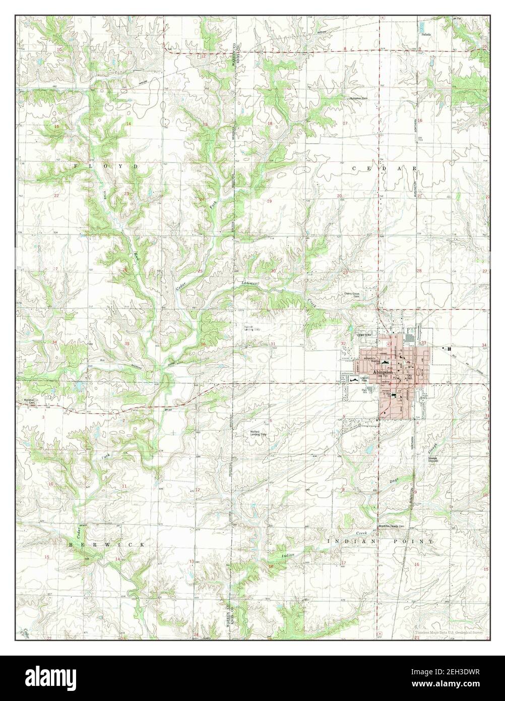 Map of abingdon Cut Out Stock Images & Pictures Alamy