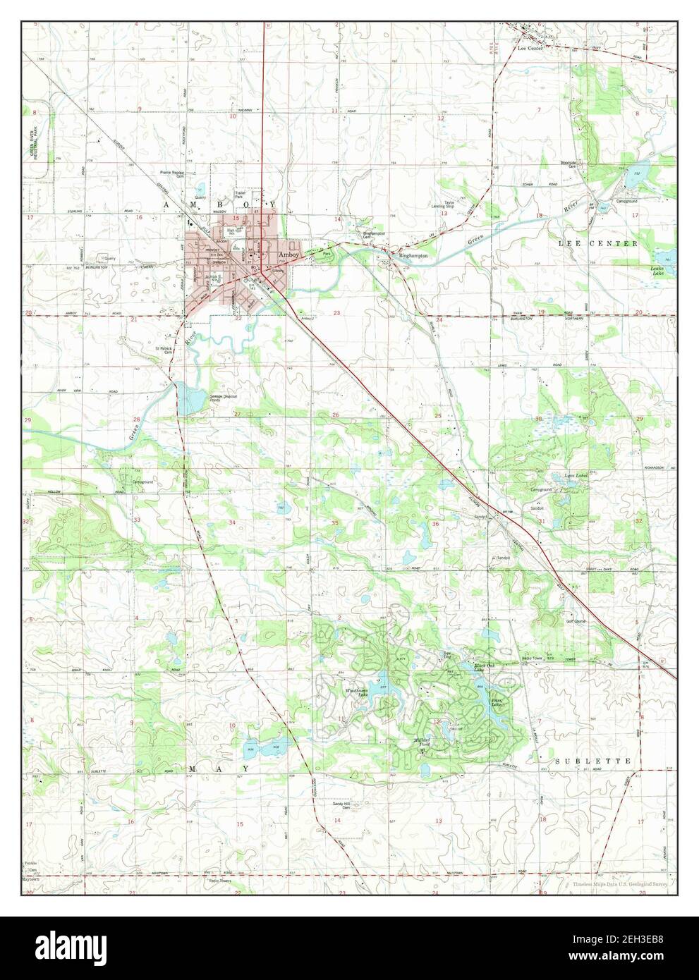 Amboy map hires stock photography and images Alamy