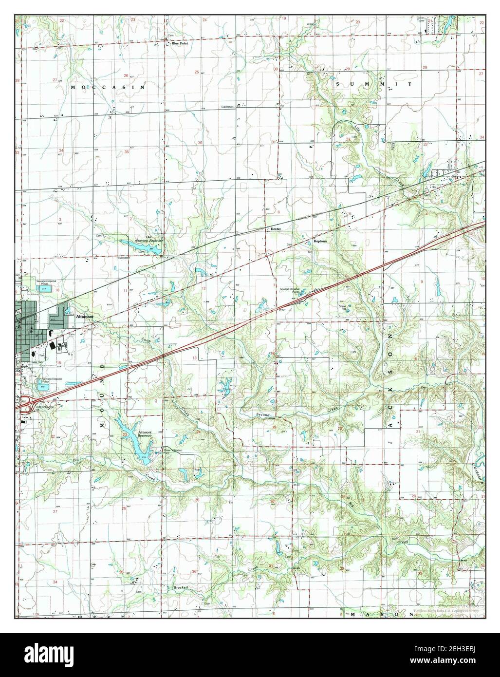 Map of altamont illinois Cut Out Stock Images & Pictures Alamy