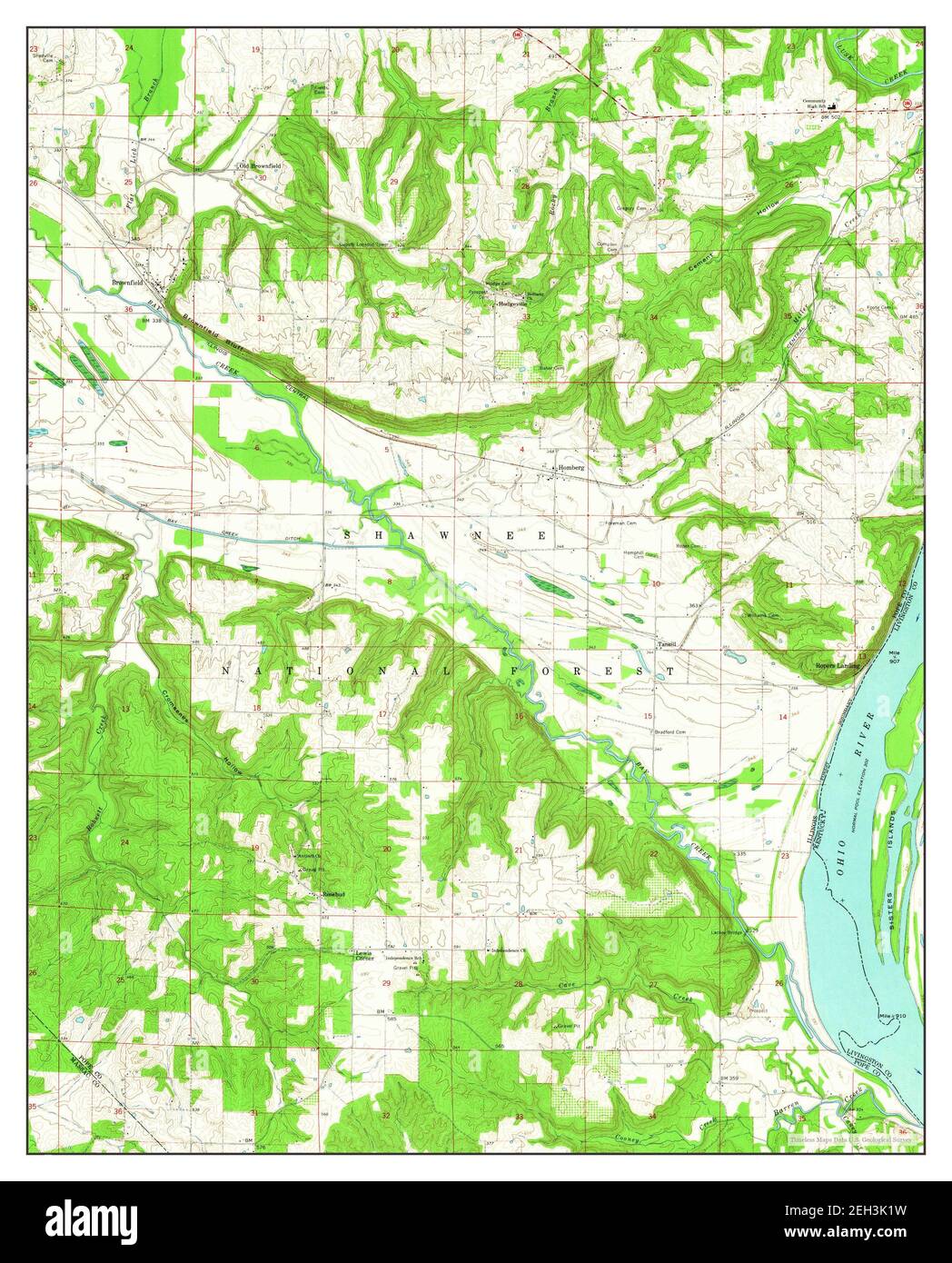 Map of brownfield hires stock photography and images Alamy