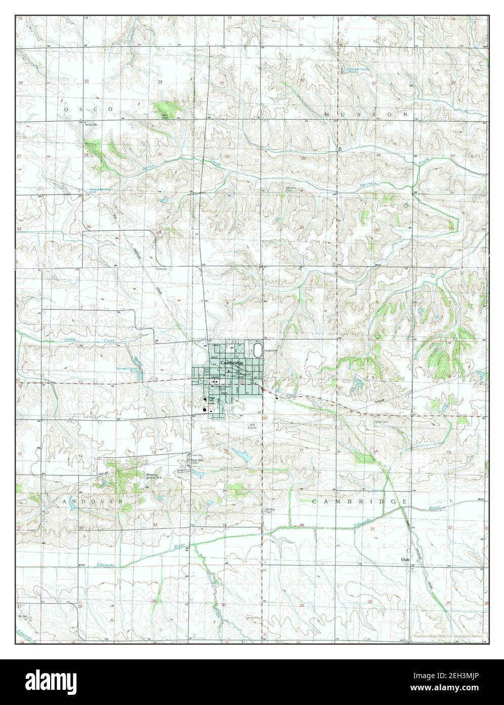 Cambridge illinois map hires stock photography and images Alamy
