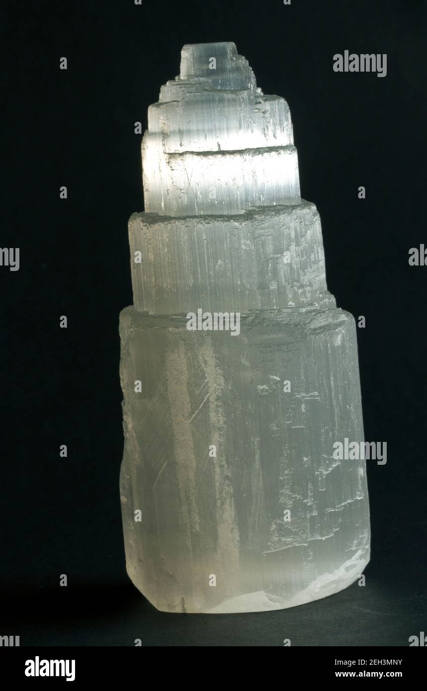 The commonest form of the mineral Gypsum is Selenite. This soft