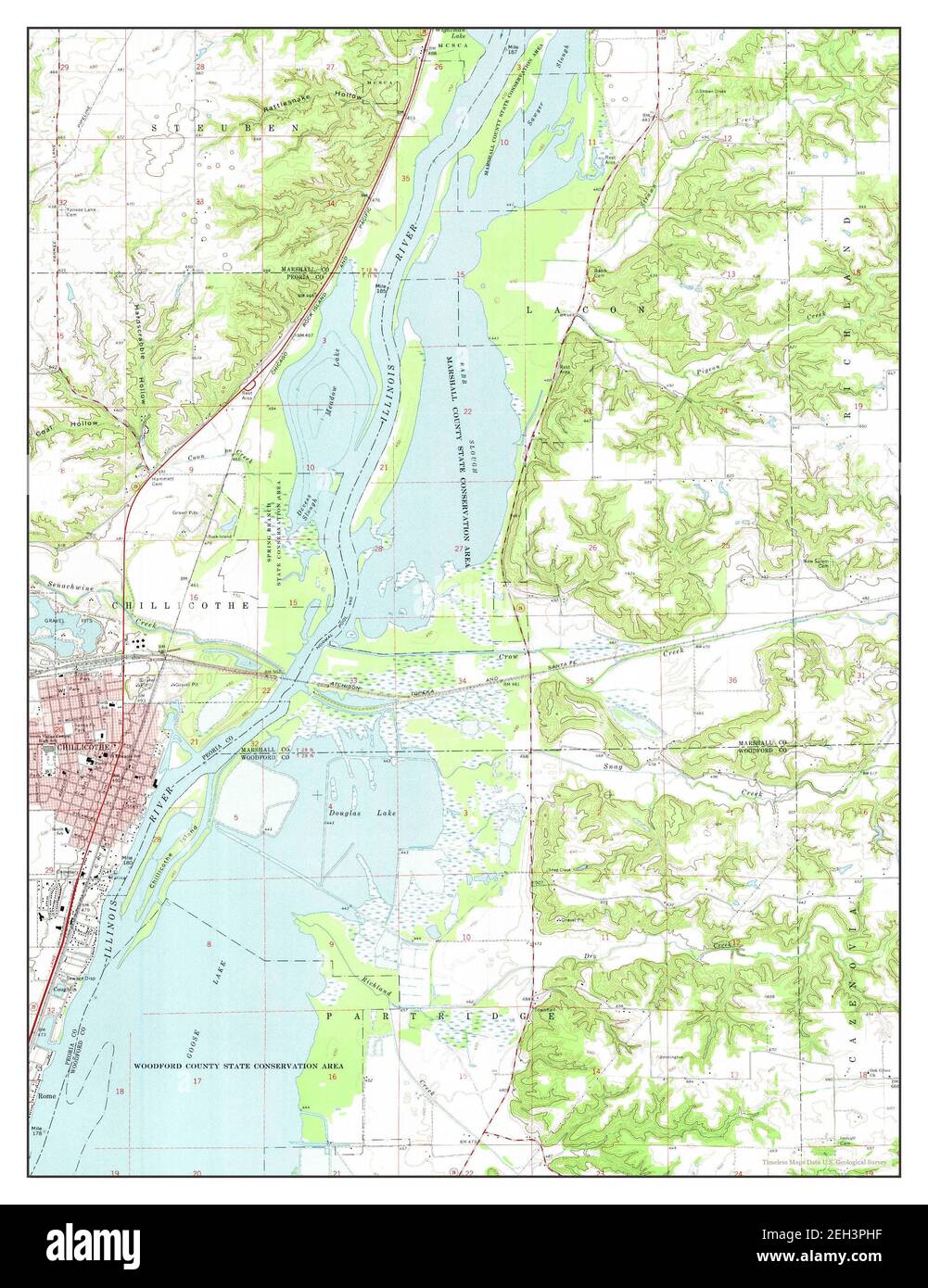 Chillicothe illinois map Cut Out Stock Images & Pictures Alamy