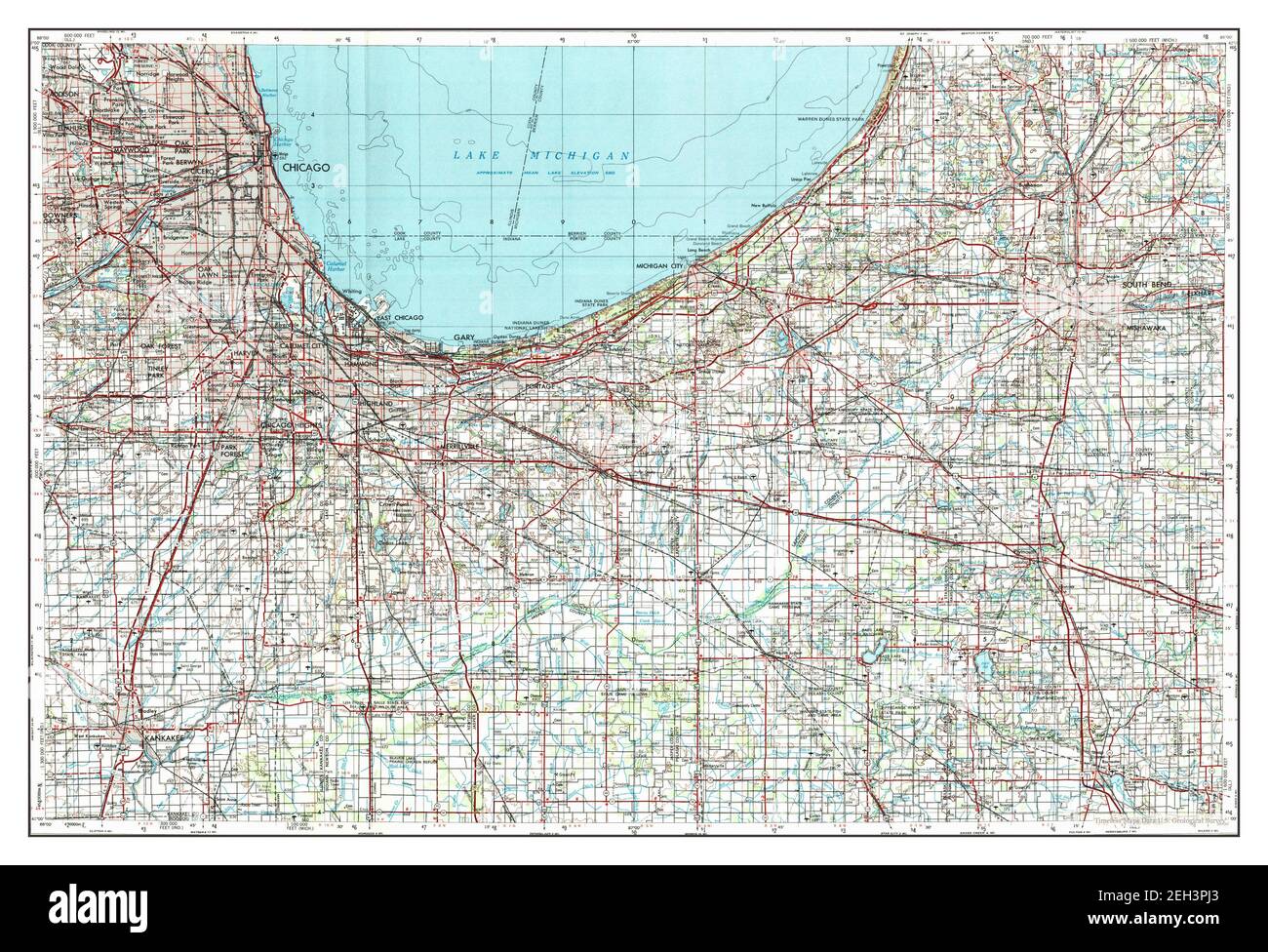 Chicago Illinois Map 1953 1 250000 United States Of America By Chicago Illinois Map 1953 1250000 United States Of America By Timeless Maps Data Us Geological Survey 2EH3PJ3