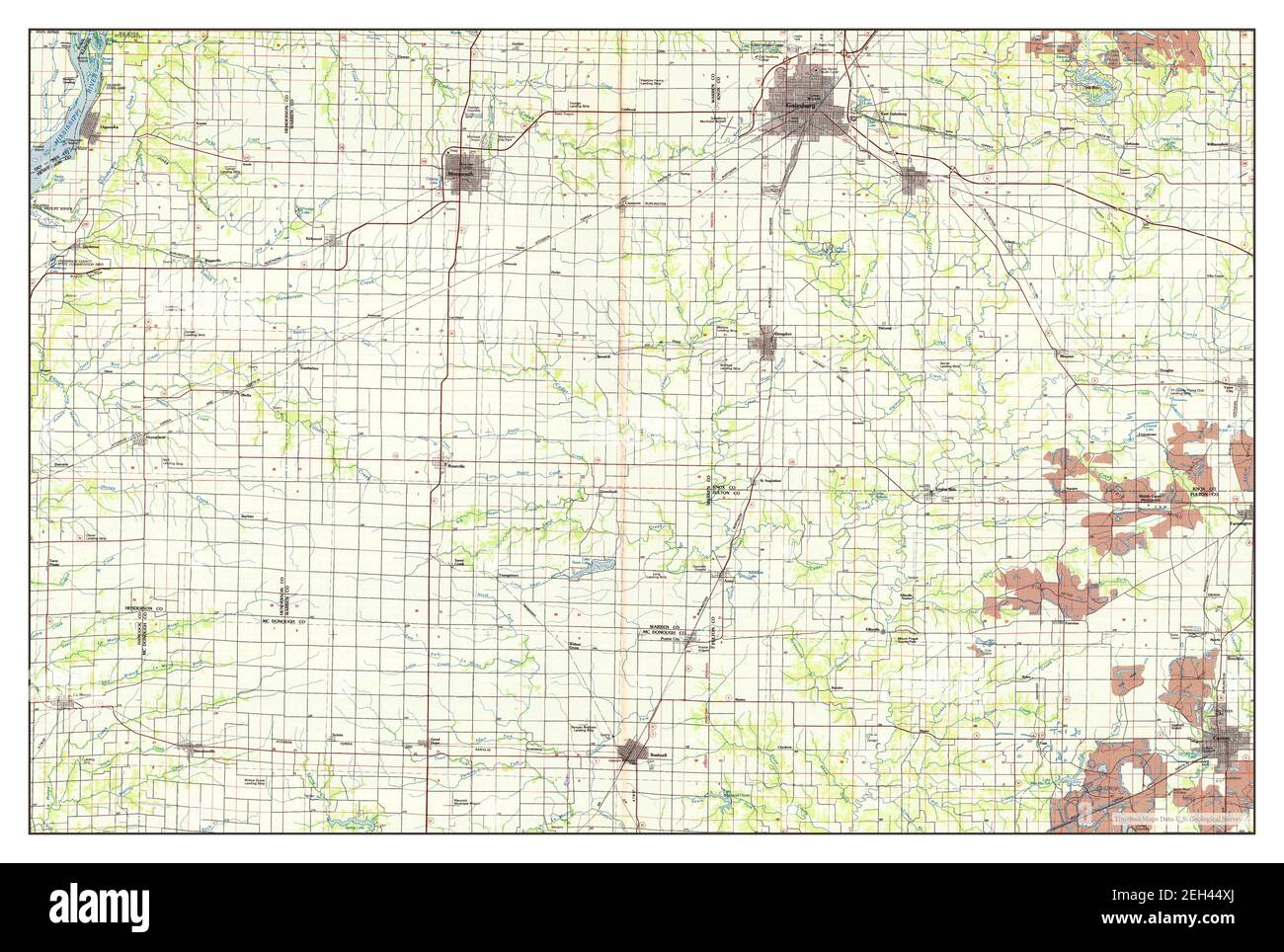 Map of galesburg hires stock photography and images Alamy