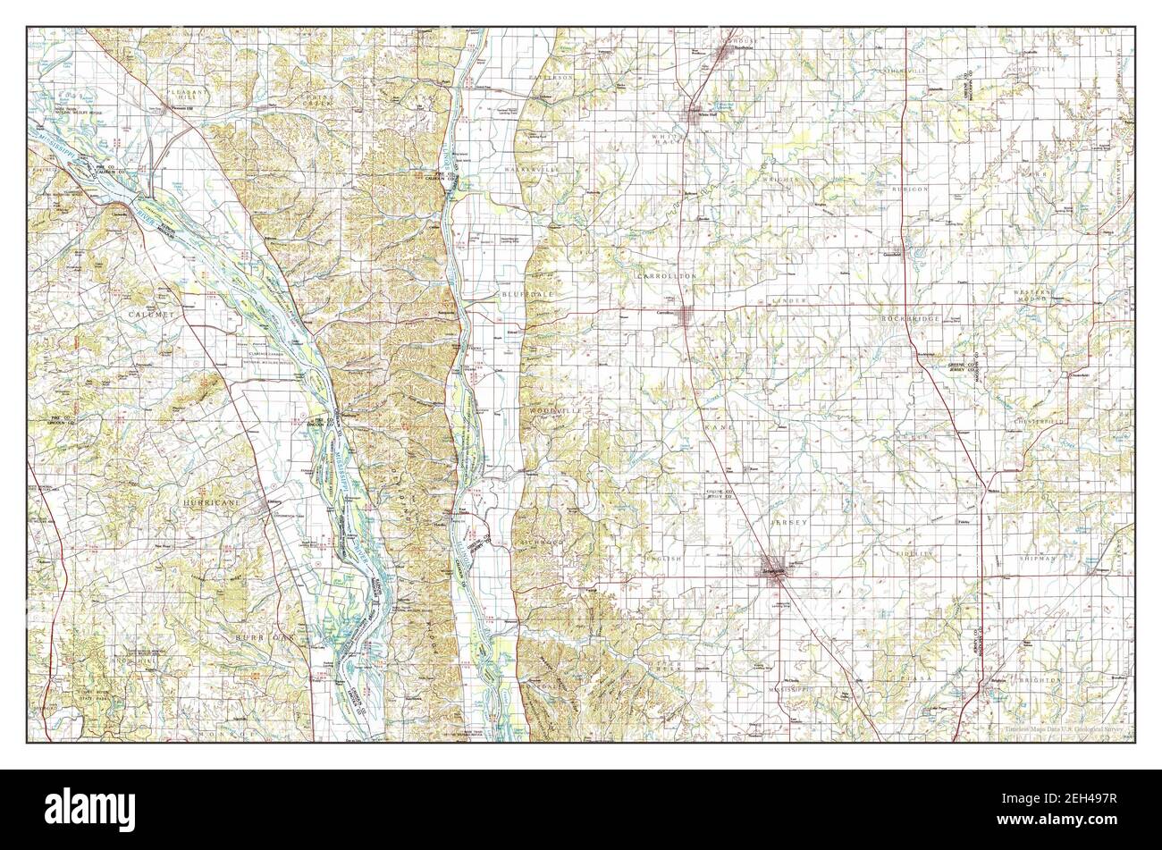 Jerseyville illinois map hires stock photography and images Alamy