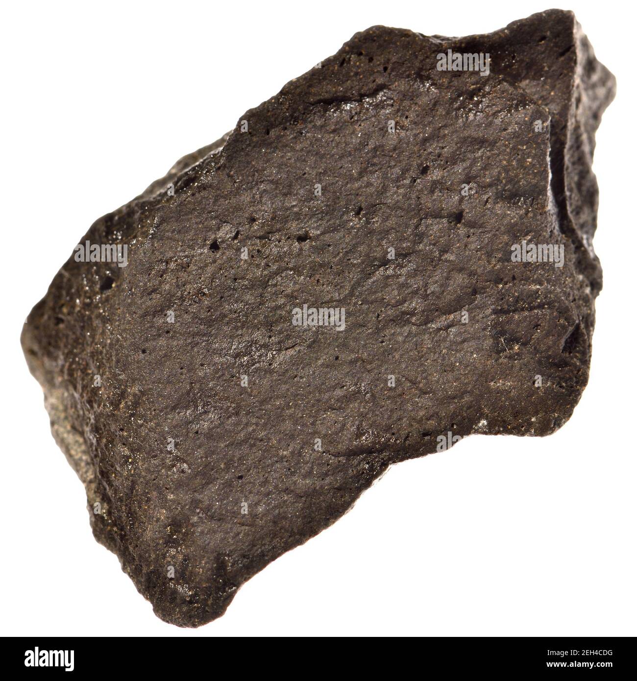 Ironstone - sedimentary rock from which iron can be smelted (surface wet) Stock Photo